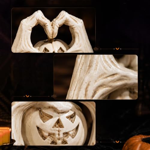 Statue de mains squelettiques de Halloween stable et résistante pour décorations - 8