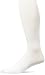 JOBST for Men Knee 8-15 mmHg Closed Toe Socks, White, X-Large