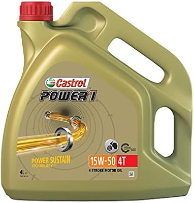 Castrol POWER1 4T 15W-50 Aceite de Moto 4L