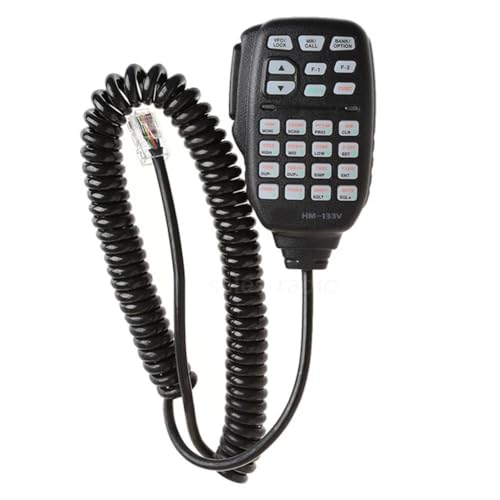 NiuLumea HM-133V Micrófono de mano de 8 pines ICOM IC Series Radios (IC-2100H, IC-2200H, IC-2300H, IC-V8000)