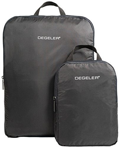 DEGELER, Organizer per valigie Nero Nero Set da 2