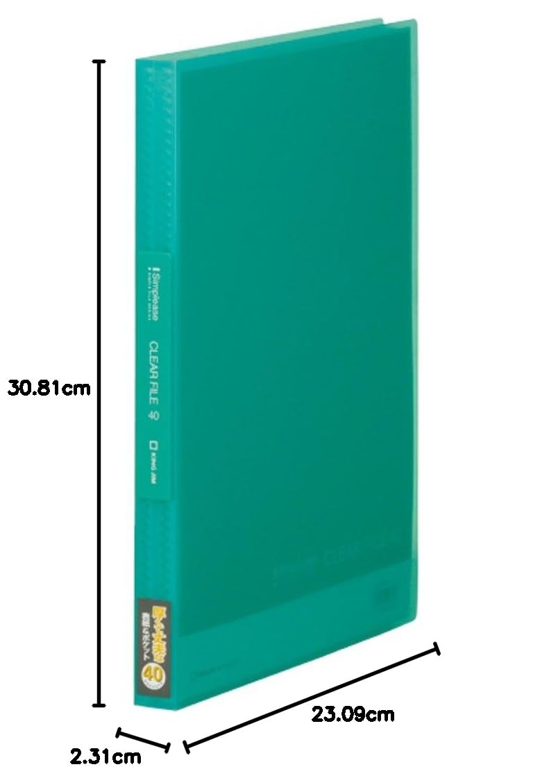 Amazon.co.jp: キングジム クリアファイル シンプリーズ 透明 40