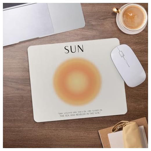 Preppy Orange Aura Angel Number Mouse Pad, Inspirational Spiritual Mousepad for Desk Home Office Dorm Computers Laptop Gaming Accessories, 8.7x7.1 Inch