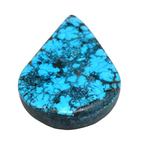 Turquoise naturelle poire 39x27mm pour créer votre bague bohème ou un pendentif d'été