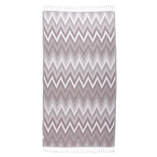 Foutafit Turkish Beach Towel Large 66 X 35 Inch Sand Free Lightweight Easy To Pack Super Absorbent Quick Dry 100% Long Fiber Cotton #TOP1