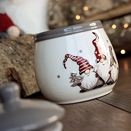 Barattolo per zucchero 400 ml · gnomo in rilievo