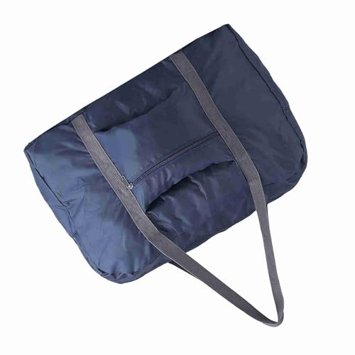 Travel Duffel Bags, Workout Bag Large Travel Bag Carry on Luggage Bag Suitcase Bag Large Travel Tote Foldable Carry on Bag Carry Bags with Handles for Go Out (Deep Blue) 6