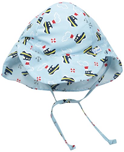 i play. by green sprouts Baby & Toddler Flap Sun Protection Hat | All-day UPF 50+ sun protection for head, neck, & eyes