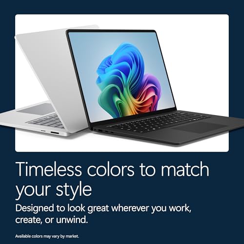 Image of Microsoft Surface Laptop (2026), 15-inch Premium Performance Laptop, Snapdragon X2 Elite Processor, Touchscreen Display, 16GB RAM, 1TB SSD Storage, Windows 11 Copilot+ PC Built for AI, Platinum