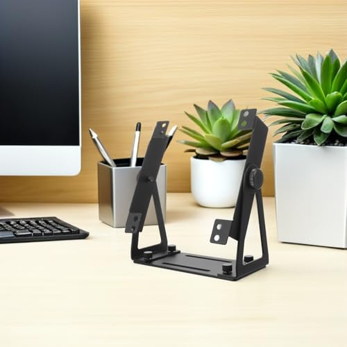 Soporte negro para ventilador giratorio de refrigeración de PC y componentes informáticos 6