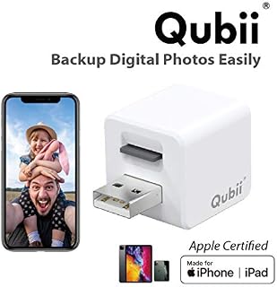 Qubii Photo Storage Device for iPhone & iPad, Auto Backup Photos & Videos