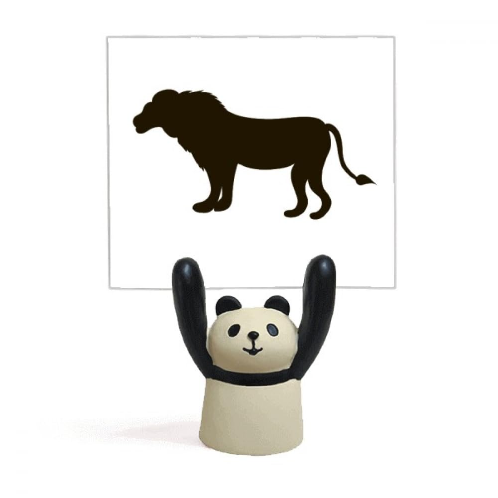 Support pour mémo lion noir - Idée cadeau originale pour collègue - 4