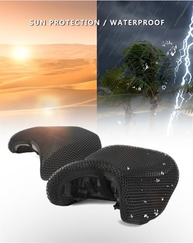 Housse de selle Kawasaki Z900 en maille ABS premium robuste et imperméable - 5