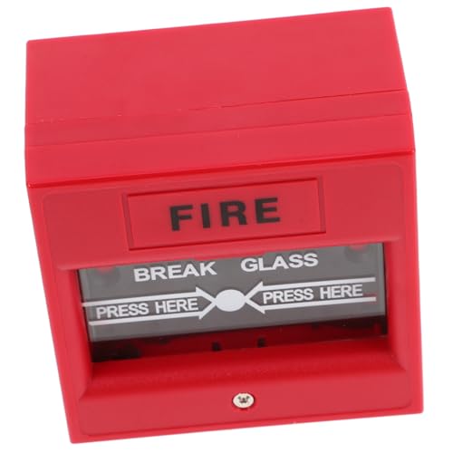 SEWACC Glass Break Alarm Button Emergency Fire Alarm Glass Break Sensor for Escape Door Security System Home Safety Emergency Door Release