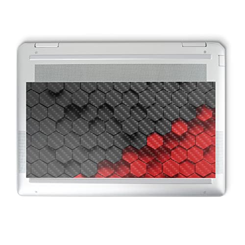 Image of MightySkins Carbon Fiber Skin Compatible with HP Spectre x360 14 inch (2022) Full Wrap Kit - Two-Tone Hex | Protective, Durable Textured Carbon Fiber Finish | Easy to Apply | Made in The USA