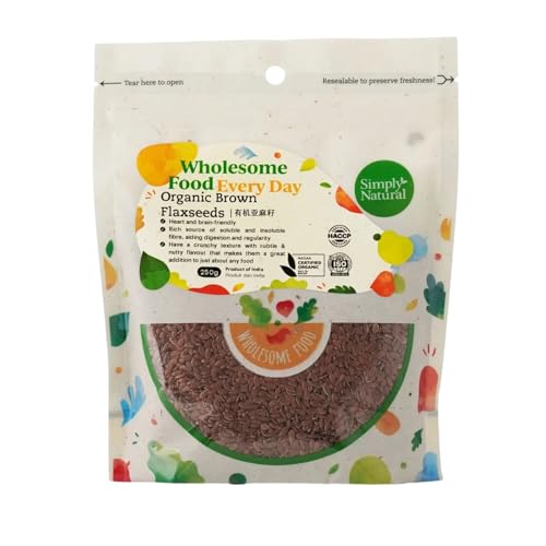 Simply Natural Organic Brown Flaxseeds India 250g