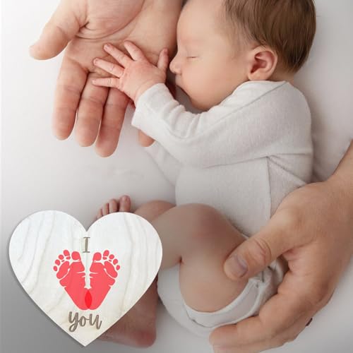 Qicai Xiaolu Baby Keepsake Kit - DIY Handprint & Footprint Casting Kit with Ink Pad, 