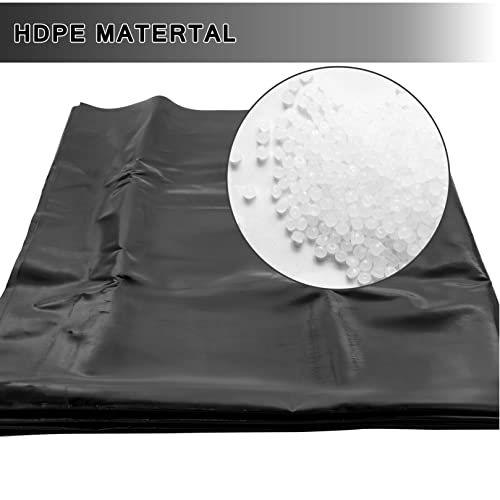 Membrane imperméable durable bâche de bassin PEHD noire 3 x 8 m - 5