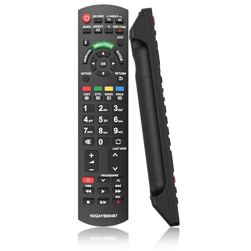 Universal Remote Control for Panasonic TV Remote Control Works for All Panasonic Plasma Viera HDTV 3D LCD LED TV/DVD Player/AV Receiver