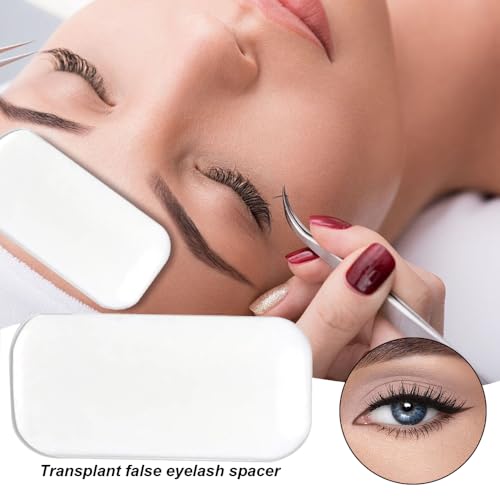 Silikon Wimpern Pads, Silikon Wimpern Halter Pad, Wimpernverlängerung Halter, Falsche Wimpern Halter Pads Palett, Wiederverwendbare (Transparent)