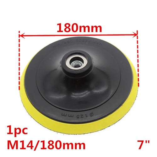 Almohadilla de pulido autoadhesiva de 100 mm con varilla M14 para faros de coche 2