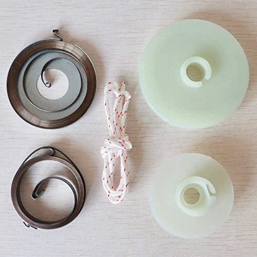 Baglaum 4X 5200 5800 52Cc 58Cc para motosserra chinesa kit de reparo de corda de polia de mola fácil