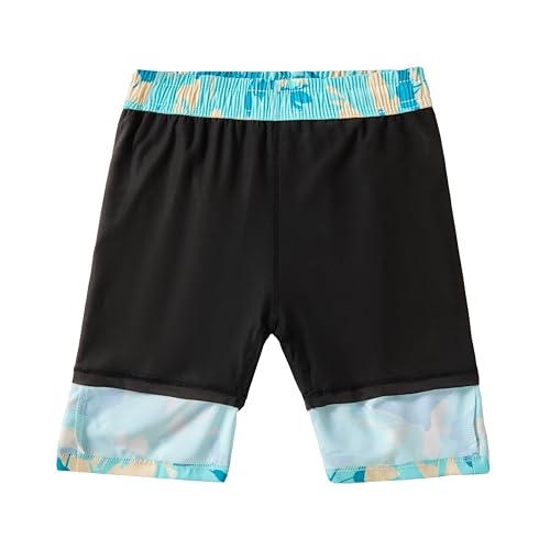 IRELIA 2 Pack Boys 2 in 1 Swim Trunks Boxer Brief Liner Compression Swimming Shorts Quick Dry Swimwear B0102 7-8 Gradient - image 2