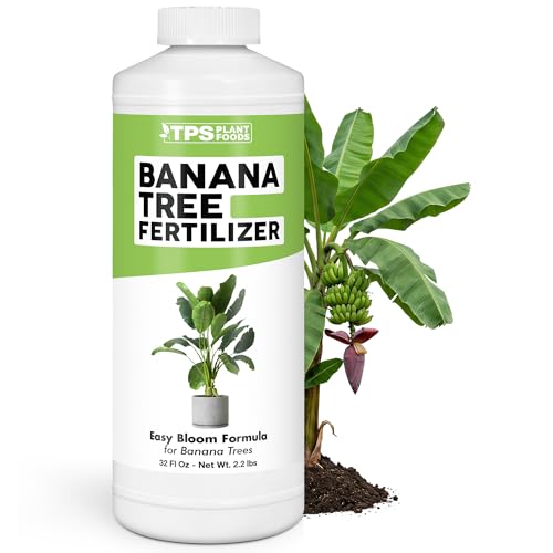 Banana Tree Fertilizer – Liquid Fertilizer for All Banana Tree Varieties, Supports Growth &...