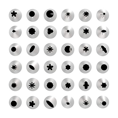 72 pz kit di decorazione per torte con punte per