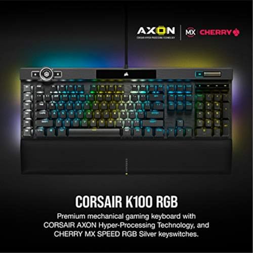 CORSAIR K100 RGB TECLADO USB QWERTZ HOLANDÉS NEGRO - Tastiera gaming - Immagine 1