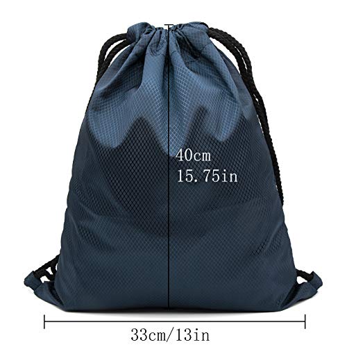 Ruberg Gymtas, sporttas, slijtvast, waterdicht, voor heren en dames, met ritssluiting, binnenzak, gymtas, nylon tas - Image 4