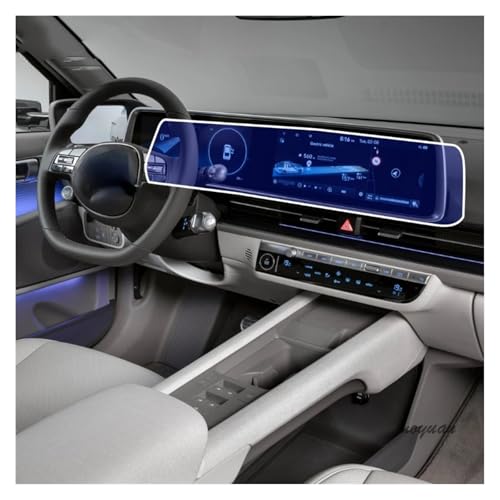 Voiture GPS écran tactile film protection TPU Hyundai Ioniq 6 2023