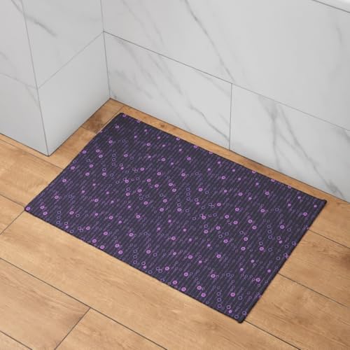 Tapis d entrée géométrique psychédélique pour sublimer votre hall - 4
