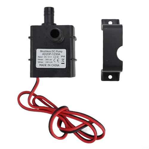 Leistungsstarke 300L/H DC 12V Pumpe für schnelle Wärmeabfuhr in der Elektronik leise und zuverlässig (1230A)