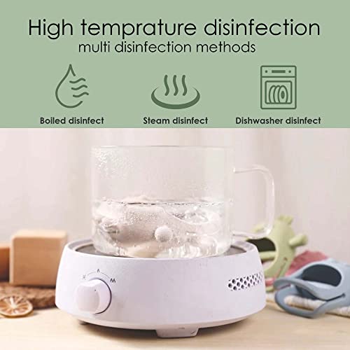 Komfy Lillove Handle Baby Silicone Teether, Bpa Free, Anti-Drop, Sustainable, And Non Toxic Mitten For Soothing Pain Relief Rose Pink #TOP5