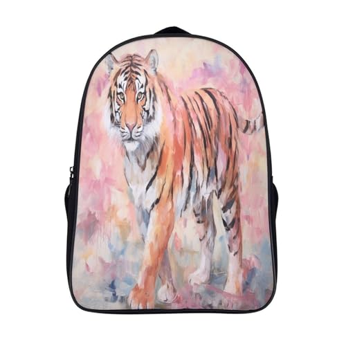 Sac à dos enfant tigre pour école maternelle et crèche à deux compartiments