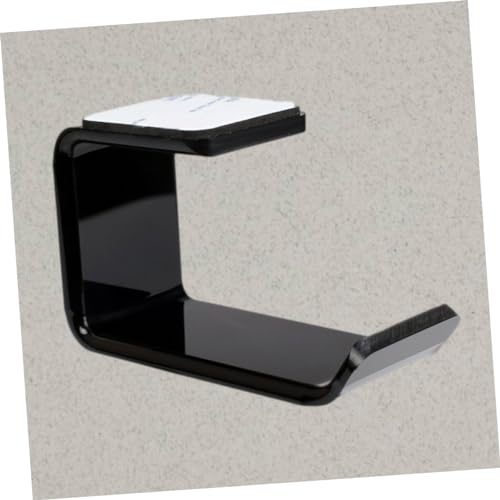 OSALADI 2 Unidades suporte em forma l suporte headset mesa Suporte para headset mesa rack fone ouvid