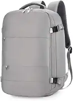 Mochila Executiva de Viagem Grande, Compacta Super Reforçada Mochila Para Notebook, Mala de Mão com USB Unissex Moderna PREMIUM Appari (Cinza)