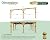 Jocisland 20' x 20' Cedar Wood Gazebo with Sloped Galvanized Steel Roof, Hardtop Gazebo Pavilion with Durable, Rot-Resistant Construction, Permanent Outdoor Pergola for Backyard, Garden & Deck