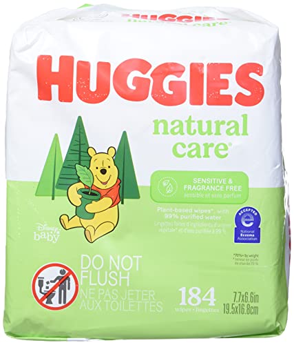 Huggies Natural Care Fragrance Free Baby Wipes, 552 Total Wipes 1...