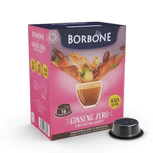 96 Capsule Caffe Borbone Compatibili con Lavazza a Modo Mio Ginseng Zero - L' Emporio del Caffè