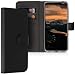 Produktbild kwmobile Nokia 3.1 Plus (2018) Hülle - Kunstleder Wallet Case für Nokia 3.1 Plus (2018) mit Kartenfächern und Stand - Schwarz