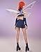 Winx Club Officially Licensed Women's Dark Bloom Cosplay Fairy Costume Outfit Top and Skirt with a Pair of Wings