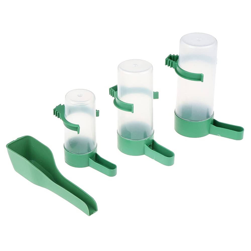Abbeveratoio ad acqua per uccelli Abbeveratoio con pinza forniture per uccelli di Compagnie per pappagalli di Parruca Perruca calopsitte inseparabile