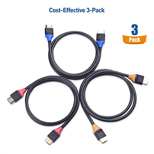 Cable Matters Confezione da 3 Cavi da HDMI High