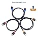 Cable Matters 3-Pack High Speed HDMI Cable 3 ft with 4K @60Hz, 2K @144Hz, FreeSync, G-SYNC and HDR Support for Gaming Monitor, PC, Apple TV, and More