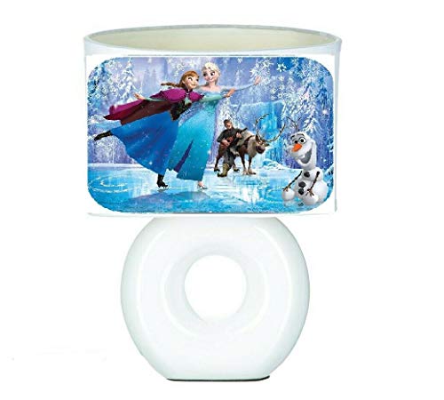 PRESENT Lampe de chevet REINE DES NEIGES ELSA ET ANNA création artisanale N° 2