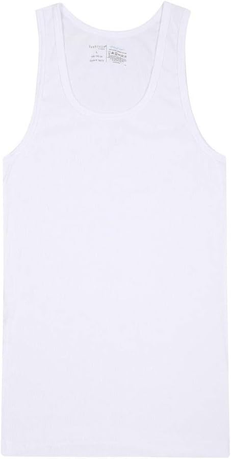 Van HeusenMen Regular Fit Vest - 100% Combed Cotton - Pack of 2 - Anti Bacterial, Quick Dry, Label Free