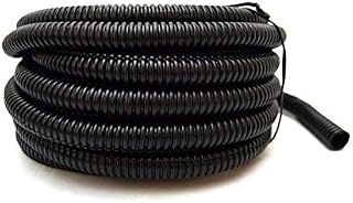 Nippon America Wire Loom Black 20' Feet 1 Split Tubing Hose Cover Auto