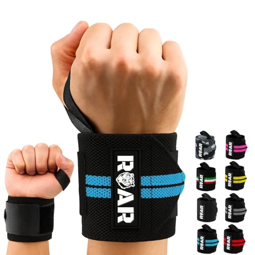 ✔️ RESISTENZA E SICUREZZA – Polsiere powerlifting e bodybuilding realizzate in materiali robusti e durevoli.